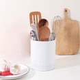 thumbnail image 1 of Soporte para utensilios de cocina perfecl decoración de encimera blanco, 1 of 8