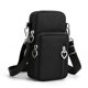 thumbnail image 2 of Bolso de mano de nailon WEIHJMXG para teléfono móvil de mujer negro, 2 of 4