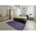 thumbnail image 4 of Ahgly Company Indoor Rectangle Contemporary Purple Abstract Area Rugs, 3' x 5', 4 of 6