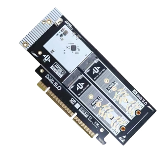 PCIe 5.0 to M.2 NVMe Storage Solution Data Transfer Expansion Hard For Desktop