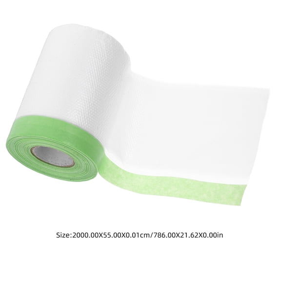unbranded Plastic Sheeting Automotive Masking Tape No residues Painters Plastic Drop Cloth For Painting Plastic Paint Pre Taped Masking Film