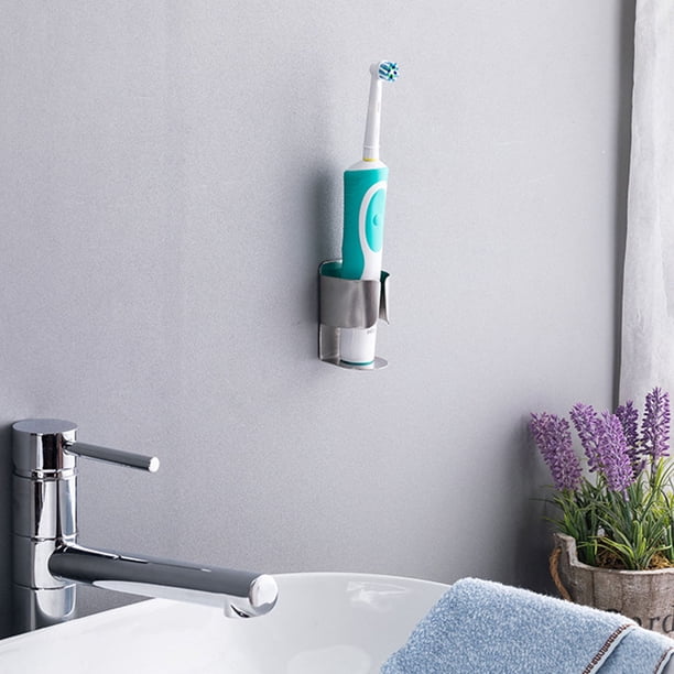 Support Mural Brosse à Dents Aluminium – 5 Emplacements, Auto-adhésif, Blanc, Pour Brosses Manuelles Et électriques Organisateur Salle De Bain Sans Perçage