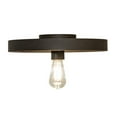 thumbnail image 4 of Meyda Tiffany 258909 Alva 13" Wide Semi-Flush Ceiling Fixture - Chestnut, 4 of 7