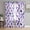 Purple, variant on Sheer Curtains 72 Inches Long 2 Panels Set for Bedroom, Spring Leaves Semi Sheer Curtains for Windows, Blue Plants Country Botanical Leaf Voile Window Treatments Rod Pocket Curtain