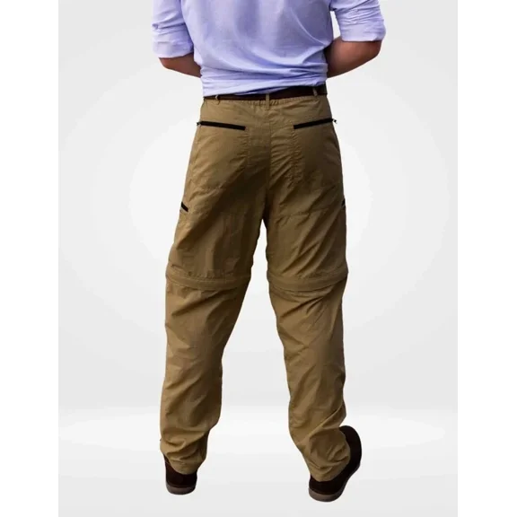 Dry Pocket "The Explorer" Waterproof Convertible Fishing/Hiking/Camping Men's Pants, Size 36"-38" - 1169