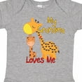 thumbnail image 4 of Inktastic My Grandma Loves Me Giraffe Boys or Girls Baby Bodysuit, 4 of 5