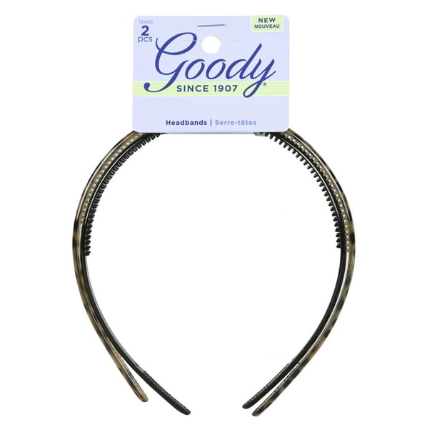 Goody Black & Tortoise Headbands, 2 Count