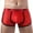 Red, variant on Iugvhana Men's Lace Boxer Briefs Underwear Breathable Low Rise Bulge Enhancing Pouch Trunks Pack M L XL 2XL Black L