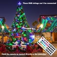 thumbnail image 3 of Guirnalda de luces navideñas Joomer que cambian de color, 500 LED, 3 of 7