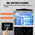 thumbnail image 4 of VEVOR Commercial Ice Cream Machine, 10.6 QT/H Yield, 1000W Single Flavor Countertop Soft Serve Ice Cream Maker, with 4L Hopper 1.6L Cylinder, LCD Panel Auto Clean Pre-cooling, for Restaurant Snack Bar, 4 of 9