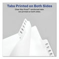 thumbnail image 2 of Preprinted Legal Exhibit Side Tab Index Dividers, Allstate Style, 10-Tab, 3, 11 X 8.5, White, 25/pack | Bundle of 10 Packs, 2 of 6
