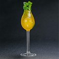 thumbnail image 3 of bird-shaped cocktail glass 5 oz/150 ml 2 piece unique champagne glass 2 piece glassware suitable for KTV bar club (transparent), 3 of 5
