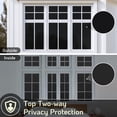 thumbnail image 4 of DOWELL Blackout Window Film, 100% Light Sun Blocking Static Cling Window Privacy Film for Glass, Heat Control Removable Window Tint, Room Darkening Window Coverings for Day Sleep, 17.5 x 157.4 inches, 4 of 9