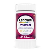 Centrum Multivitamins for Women, Multivitamin/Multimineral Supplement With Iron, Vitamins D3, B and Antioxidants - 65 Count