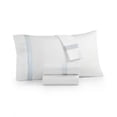 thumbnail image 1 of Charter Club Sleep Luxe Sateen Fashion Hem 100% Cotton 800 Thread Count 4 Pc. Sheet Set, Blue, 1 of 1