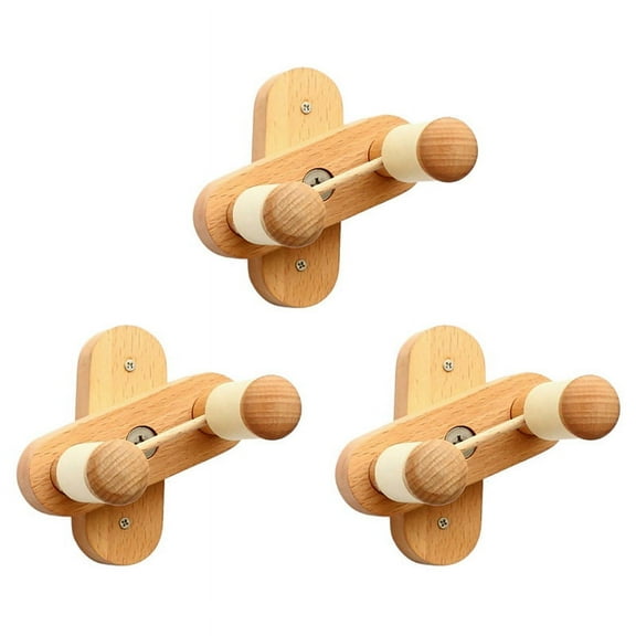 3X Guitar Hanger Wall Mount,Adjustable Guitar Hook Holder Guitar Wall Stand for Acoustic Electric Ukulele Guitars