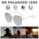 thumbnail image 4 of Gafas de sol de montura grande, personalidad de la moda, gafas de sol modernas, fabricadas en PC y metal., 4 of 5