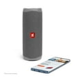 thumbnail image 6 of JBL Flip 5 Gray Portable Bluetooth Speaker w/divvi! Hardshell Case, 6 of 7