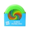 Play Day 9" Outdoor Flying Disc, Green, Lawn Toy, Children Ages 3+