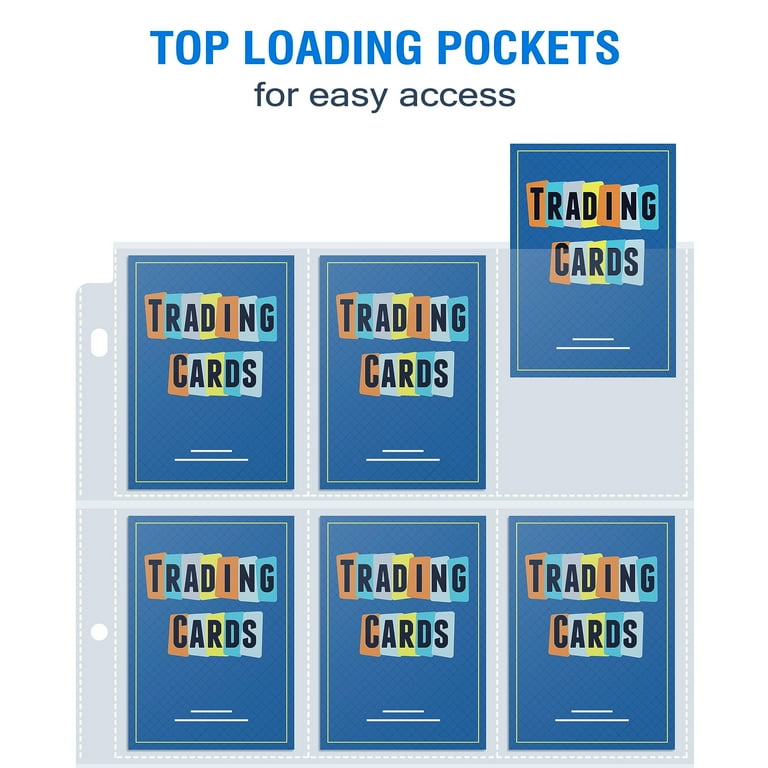 should i sleeve cards in binder Exact Fit Card Sleeves for Standard Size Cards (100) – Card-Binder.com main image 1