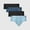 Teal Blue/Blue/Black, variant on Hanes Originals Premium Men's SuperSoft Briefs 4pk -Teal Blue/Blue/Black