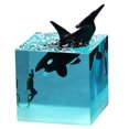 thumbnail image 1 of Decorativa Ballena Marina Cubo Animal Del Océano Resina 5cm La Habitación, 1 of 9