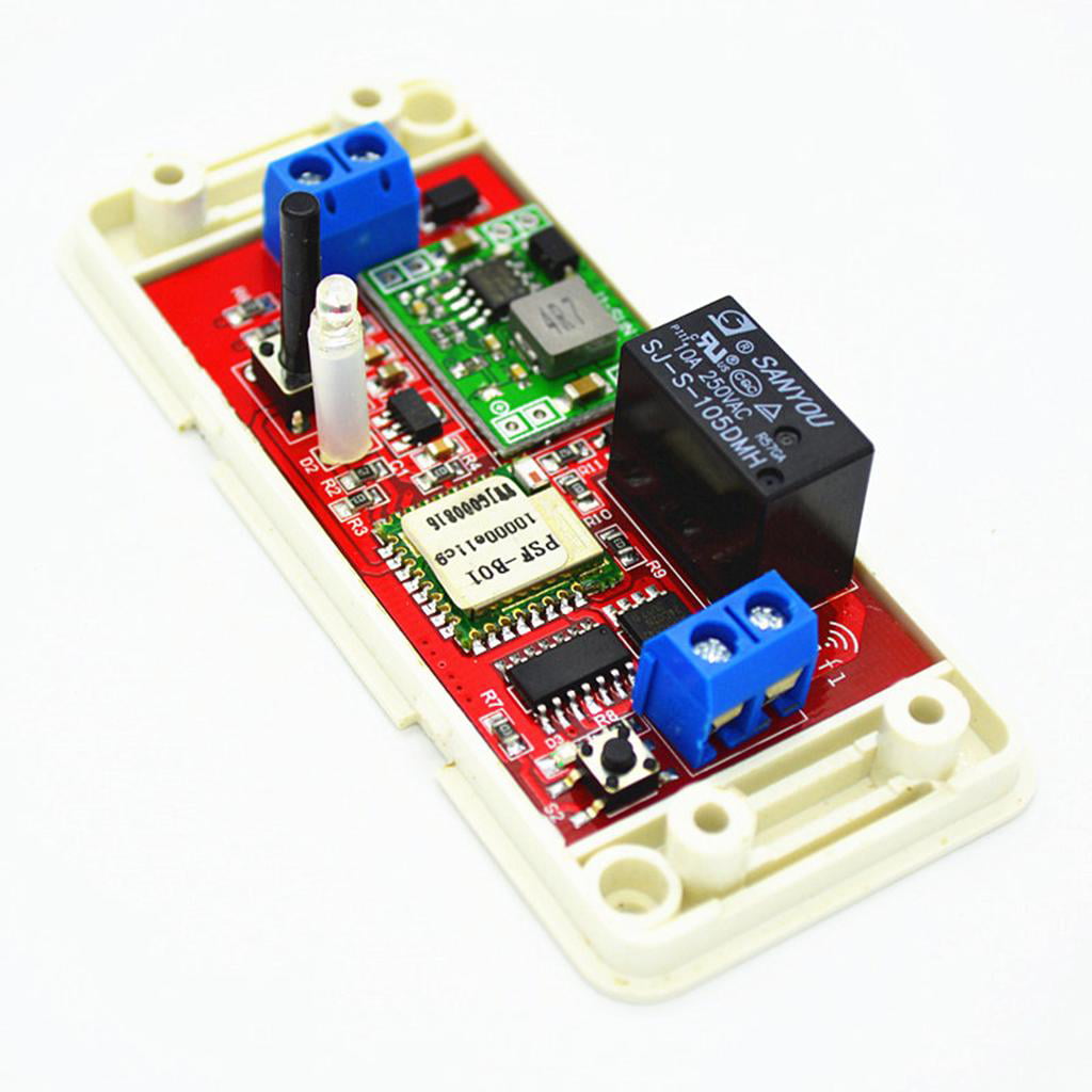 DC 7-24V Wireless Smart Switch Module ABS Shell Socket for Home Automation 