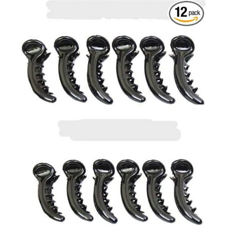 BishtHub Fashion Women s Plastic Banana Clutcher Hair Clips Hair Clutchers Mirchi Shaped Clip Claw Hair Accessories For Womens And Girls- Pack Of 12 Pieces