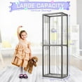 thumbnail image 2 of Stuffed Animal Storage Zoo Stuffed Animal Holder Space Save Vertical Stuffed Animals Storage PVC with Elastic Band and Net for Playroom Bedroom Nursery (Grey 1), 2 of 12