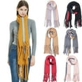 thumbnail image 7 of Chenyin Womens Mens Warm Winter Scarves Fashion Blanket Scarf Pure Color Couple Wrap for Unisex, 7 of 7