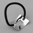 thumbnail image 4 of Elegante Punk Rectangle Plata Sunnimix Soporte de cola de caballo, 4 of 4