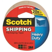 3M 3501T Scotch Tan Packaging Tape 48mm by 50 m, 1-Pack