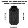 thumbnail image 3 of Water Cooling Fittings Tubing Plate G1 4 Extended 30Mm Lengthplate For Computer Water Cooling System AccessoriesBlack, 3 of 7