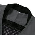 thumbnail image 4 of AZoiNM Men's Multi-Pocket Outdoor Vest Detachable Back Zippered Sleeveless Jacket All Season, 4 of 9