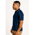 thumbnail image 2 of Expert Brand Men's Oxymesh™ Dry Fit Athletic Malibu Polo Shirt, Navy, XXL, 2 of 7