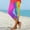2-Multicolor, variant on qelini Workout Capris for Women High Waisted Labor Day Yoga Pants Slim Fitting Gradient Printing Plus Size Beach Trouse Pants Fashion Lightweight Multicolor L
