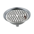 thumbnail image 2 of Cabezal de ducha de 8 pulgadas, resistente, de silicona, para baño, boquilla de repuesto, estilo retro. cromo, 2 of 9