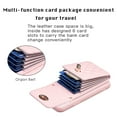 thumbnail image 3 of Dteck Wallet Case for iPhone 15 Plus, Cute Luxury Bag Design, Elegant Purse Flip Card Pouch Cover Soft PU Leather Case with Shoulder Strap,Pink, 3 of 6