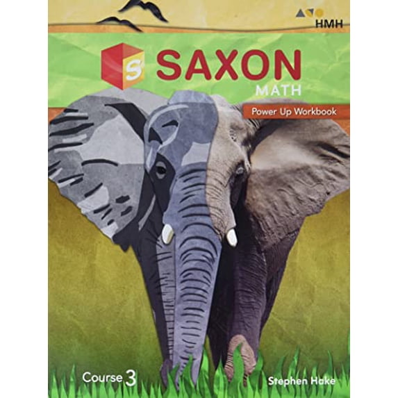 Pre-Owned Power Up Workbook Course 3 (Saxon Math MSM), 9781328497499, 1328497496, Paperback,