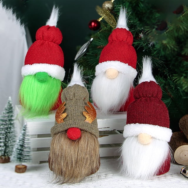 Muñeca Decorativa Ganfancp Navidad Gnomo Enano Sin Piernas 1X