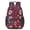 Skull and Flower, variant on Moth and Skeleton Gothic Pattern 17" School Backpacks for Teens,Waterproof Oxford Fabric,S-Shape Padded Straps for School,Travel,Hiking,Camping