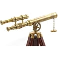 thumbnail image 2 of Rii Gilbert & Sons 18x Functional Telescope, Antique Pirate Spyglass with a Tripod Stand, Gifting Zoomable Spyglass for Kids., 2 of 6