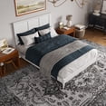 thumbnail image 4 of Charlotte Queen Solid Wood Low Profile Platform Bed in White, 4 of 13