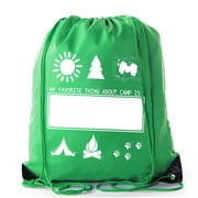 Mato & Hash Camp Drawstring Backpack for All Types of Camps and Birthday Parties