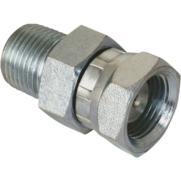 Apache Straight Swivel Adapter - 1/2in. F NPSM x 1/2in. M NPTF