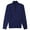 Blue - pompadourblue, variant on Mens Piped 1/4 Zip Pullover Sweater, Red, Small