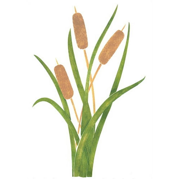Cattails Wall Stencil -E163 by Designer Stencils