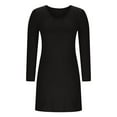 thumbnail image 5 of SHTXOZHI Nightgowns for Women Soft Long Sleeve House Dress Nightshirt Sleep Shirts Sleepwear, 5 of 8