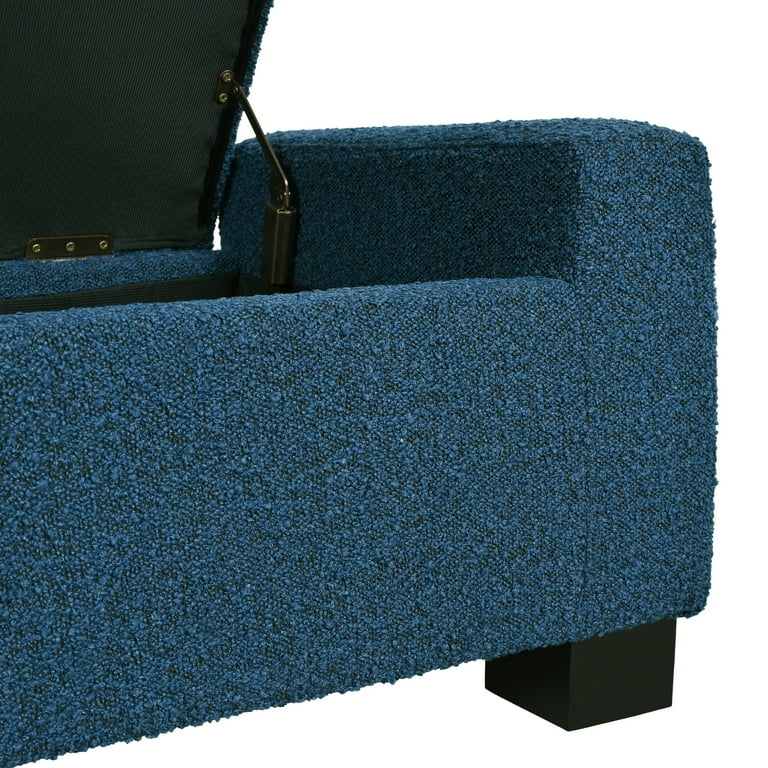 Christopher Knight Home Luxury Boucle Upholstered Storage Ottoman