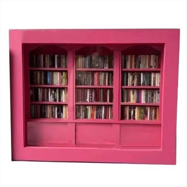 Adornos de Estantería en Miniatura, Mini Libros, Regalos para la Ansiedad, Decoración de la Oficina de la Sala de Estar Rosa